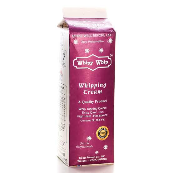 Whippy Whip Whipping Cream 1 kg TAZO Foods Pk