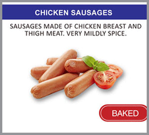 Chicken Sausages 340g - TAZO Foods Pk