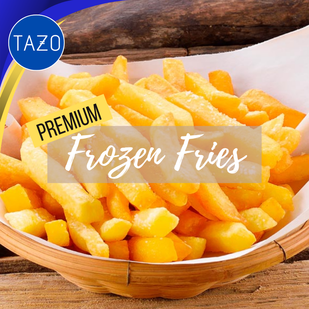 Frozen French Fries (9mm) 2 kg / 10 kg – TAZO Foods Pk