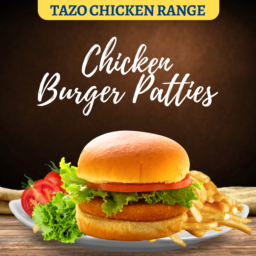 Chicken Burger Patties 500g TAZO Foods Pk